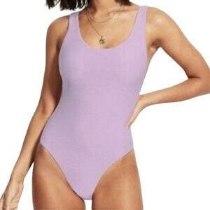 Andie The Ibiza One Piece Iris Long Torso Tall Swim Bathing Suit Size MT New